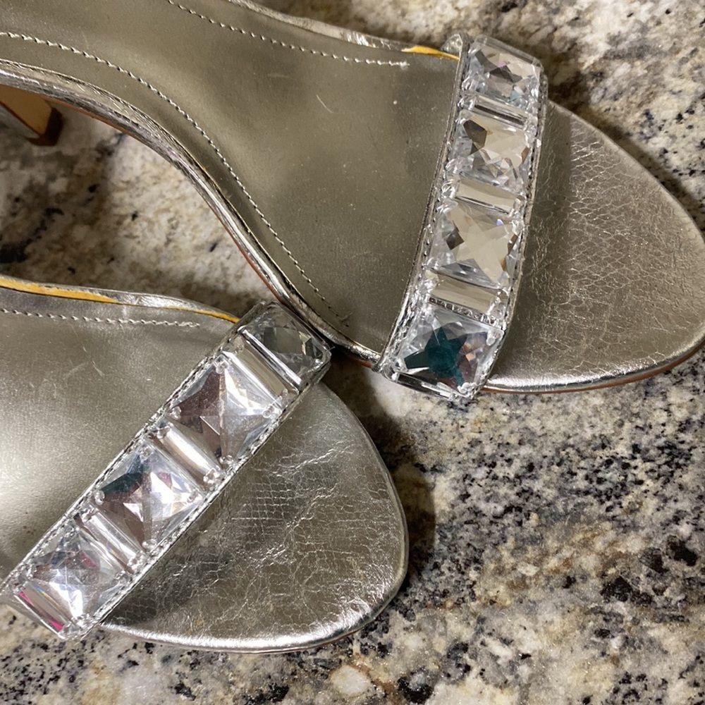 Silver Bling Heels - Picture 2 of 9